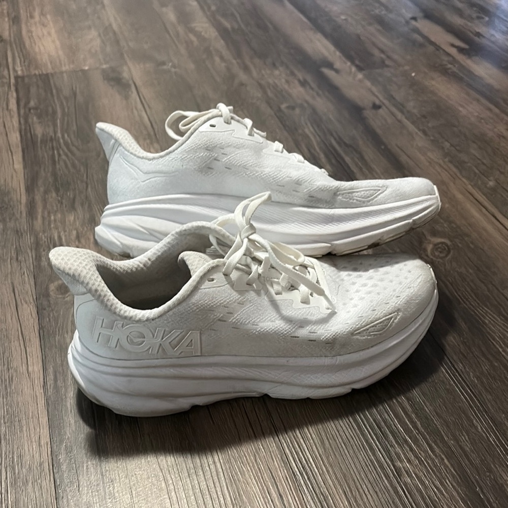 HOKA White Running Shoes